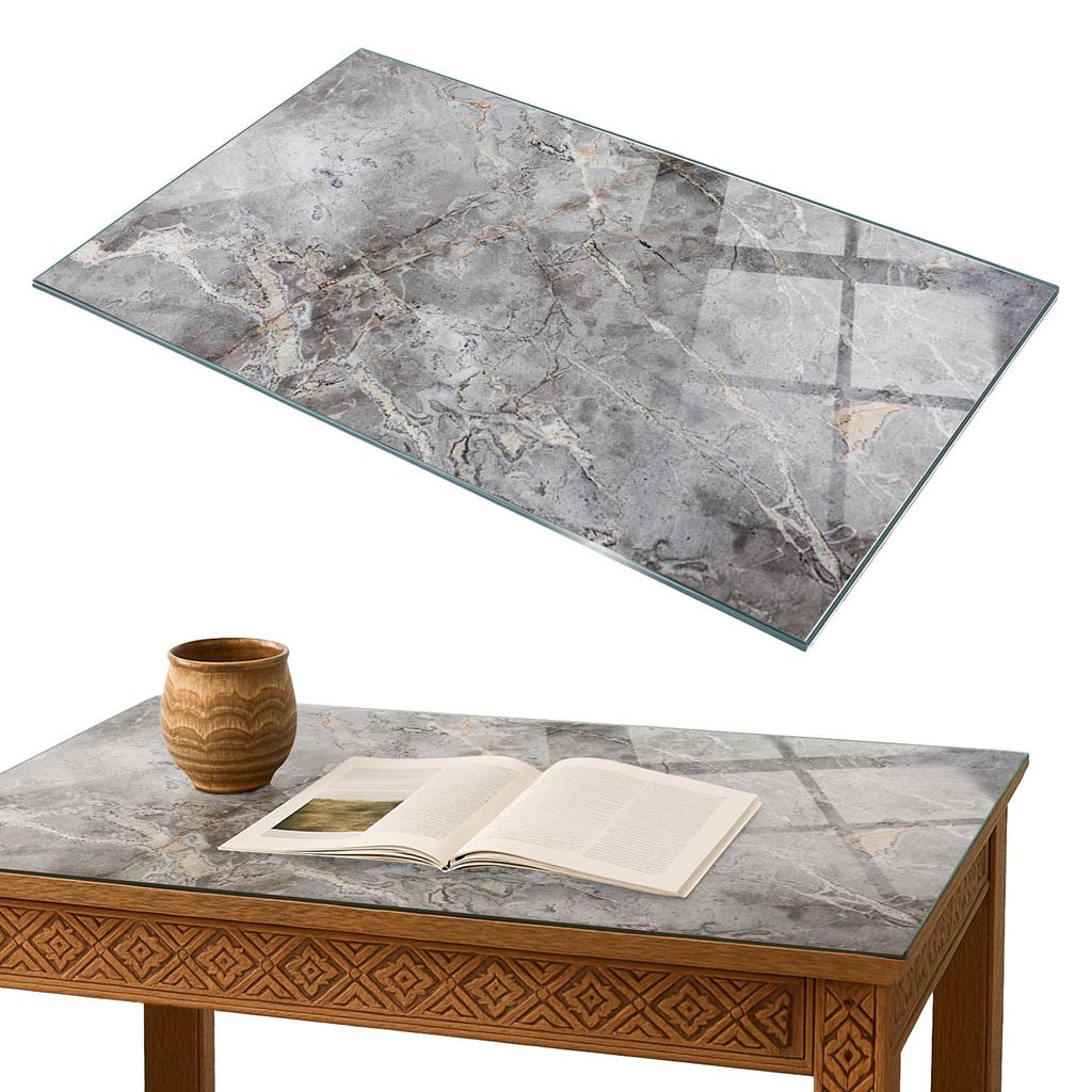 Glasplatte Tisch – Esstischplatte Glas – Tischplatte Glas – Glasarbeitsplatte Tisch – Glasplatte Esstisch – Pflegeleicht – Witterungsbe...