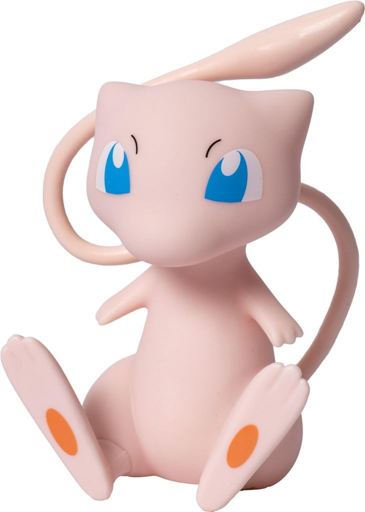 A studio shot of a pink Pokemon figurine.