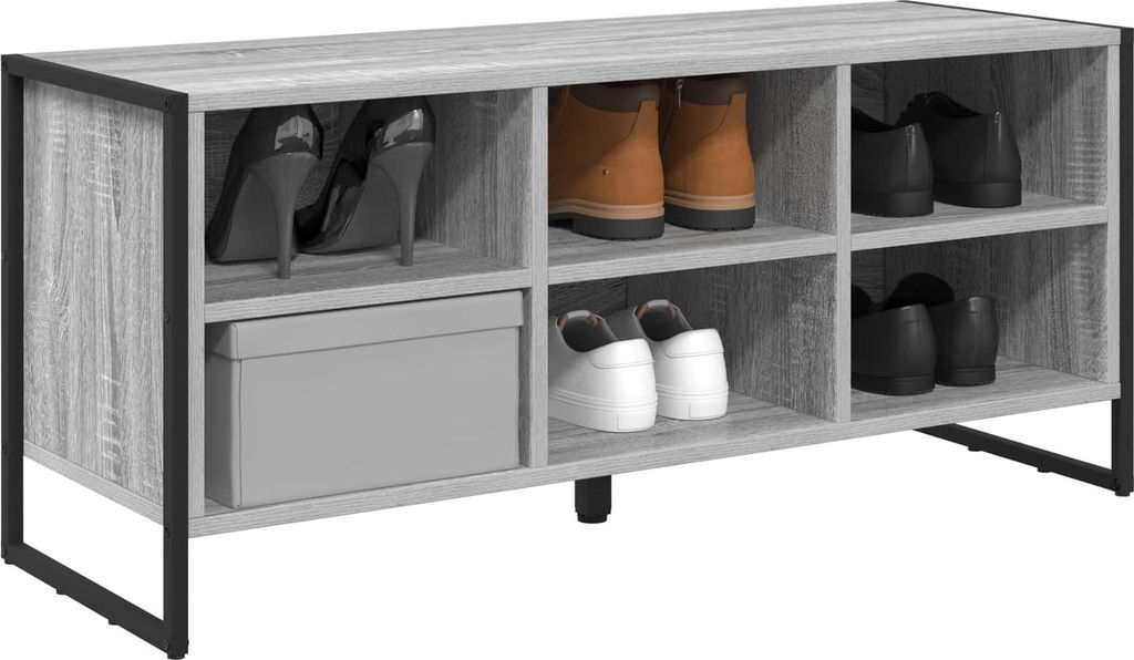 Langlebige Schuhschrank Graues Sonoma 60 x 35 x 44cm Holzwerkstoff - Möbel305878 - Schuhregale