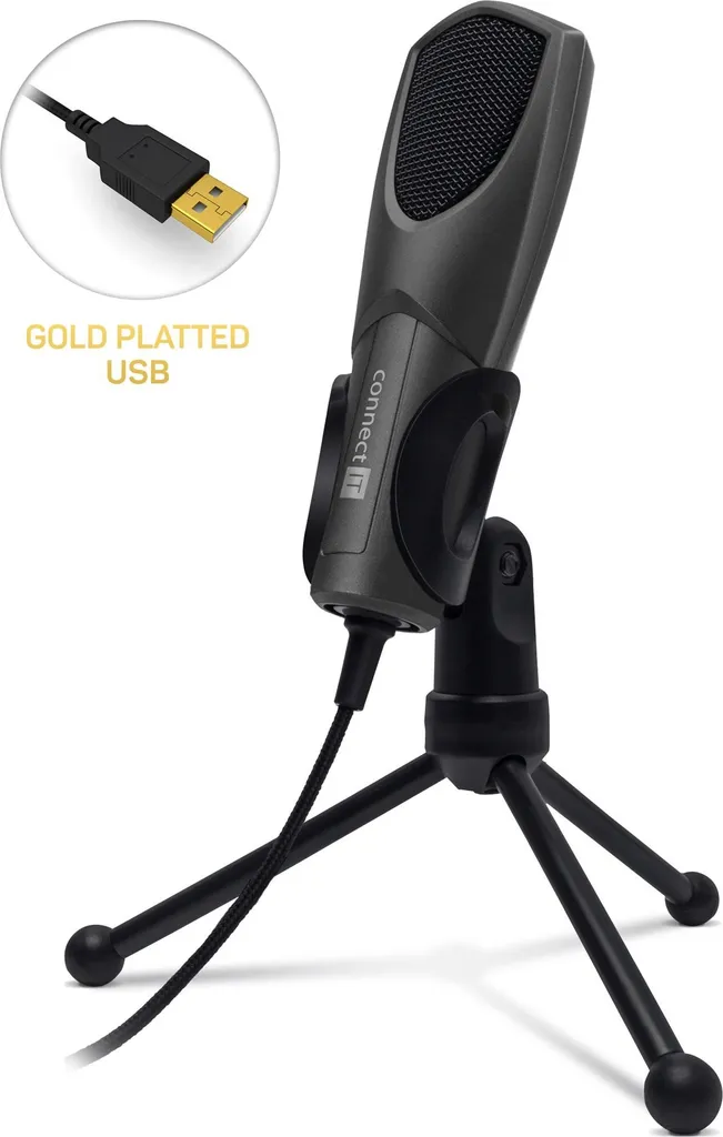 Microphone pour Télétravail et Gaming CONNECT IT YouMic CMI-8000-AN