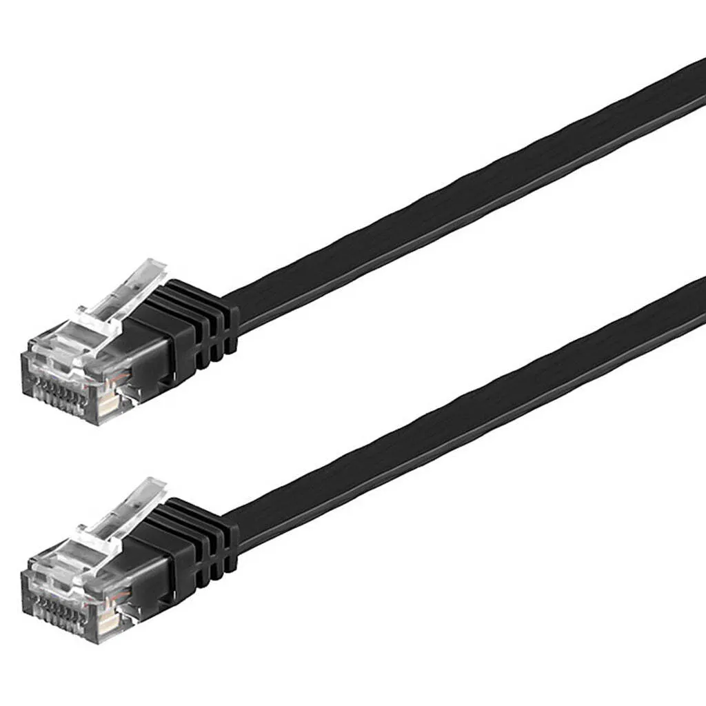 Câble réseau plat 10m Scanpart Cat 6 pour télétravail et streaming sans lag