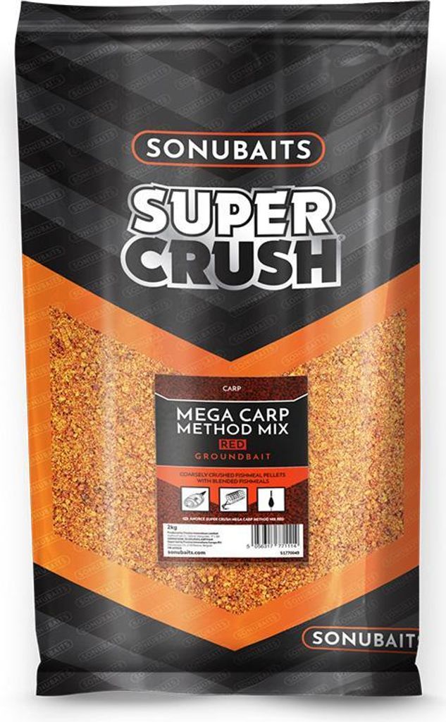Sonubaits Supercrush Mega Karpfen Methode Mix Rot 2kg