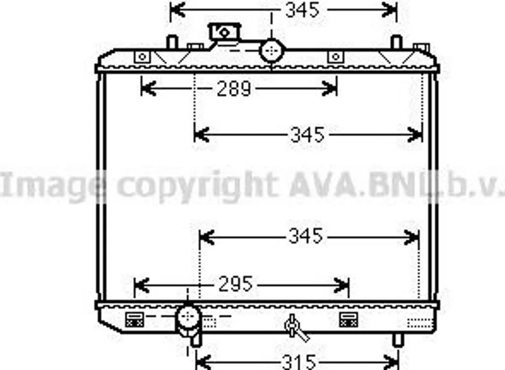 Radiateur moteur pour Agila B - Réparation système refroidissement SZ2111