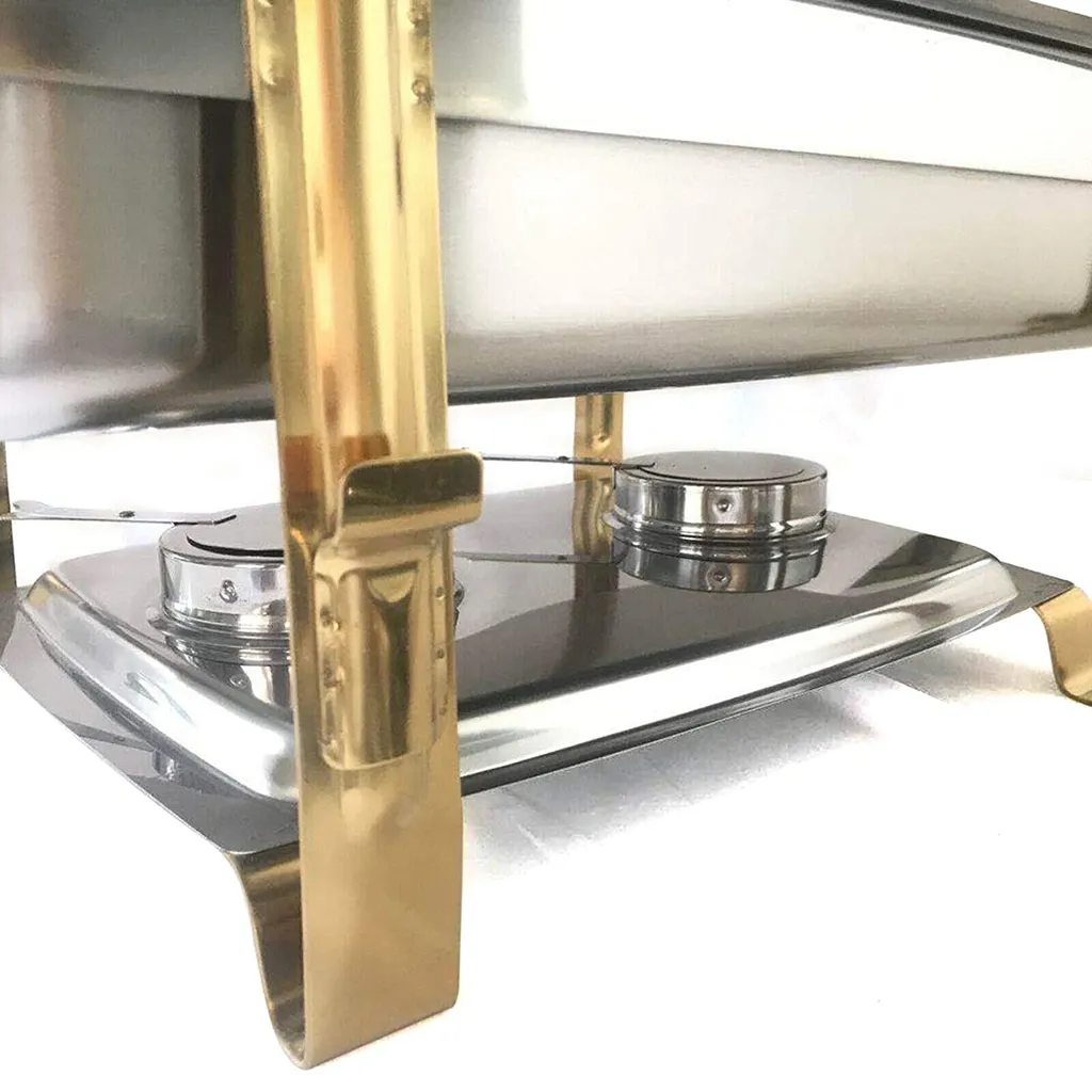 Chafing Dish 9L GN 1/1 en Acier Inox - Réchauffeur Professionnel 63x35cm
