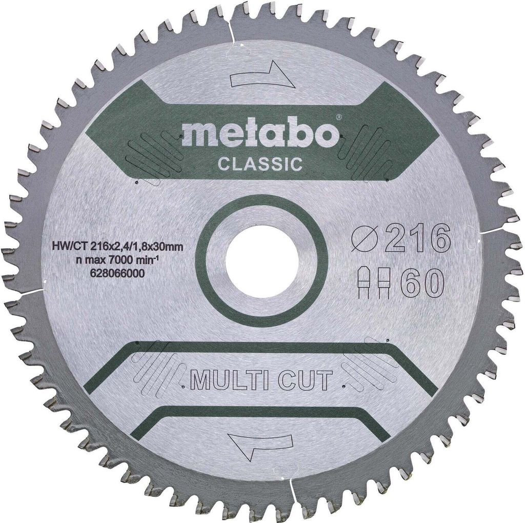 Metabo kotoučová pila Fz/Tz 216X30X60Z Obrázek produktu 