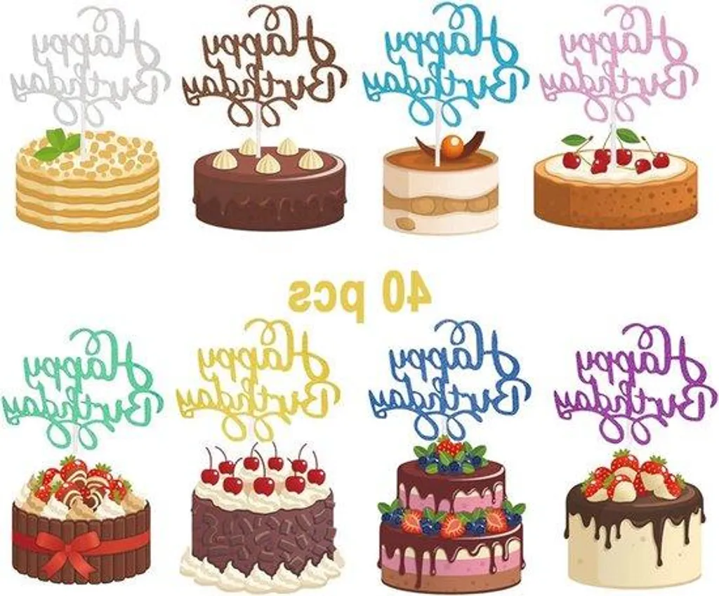 40 Accessoires Fête Prénatale et Décoration Gâteau Félicitations