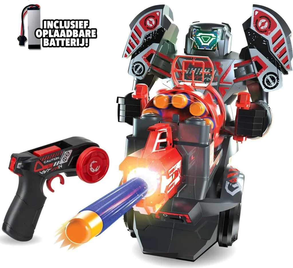 Robot de Combat Télécommandé Silverlit Robo Rapidfire avec Missiles - 11