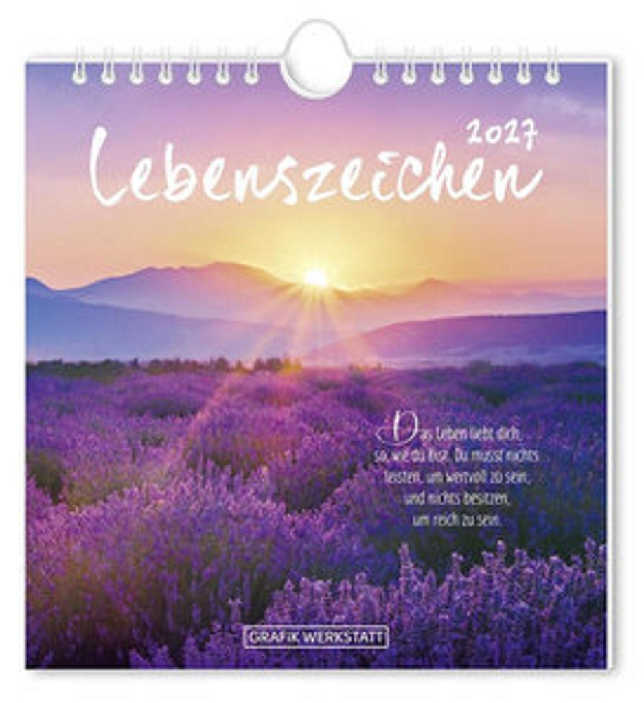 Calendario a cartoline 2027 Segni di vita Immagine del prodotto 