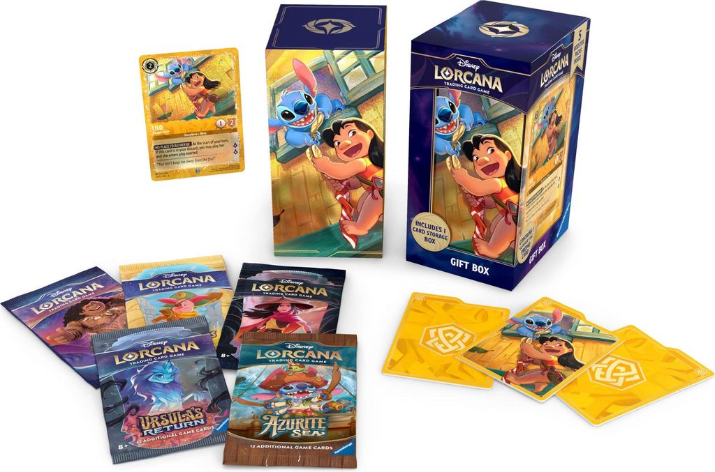 Disney Lorcana (Set07) Lilo Geschenkbox (5 Booster) Produktbild 