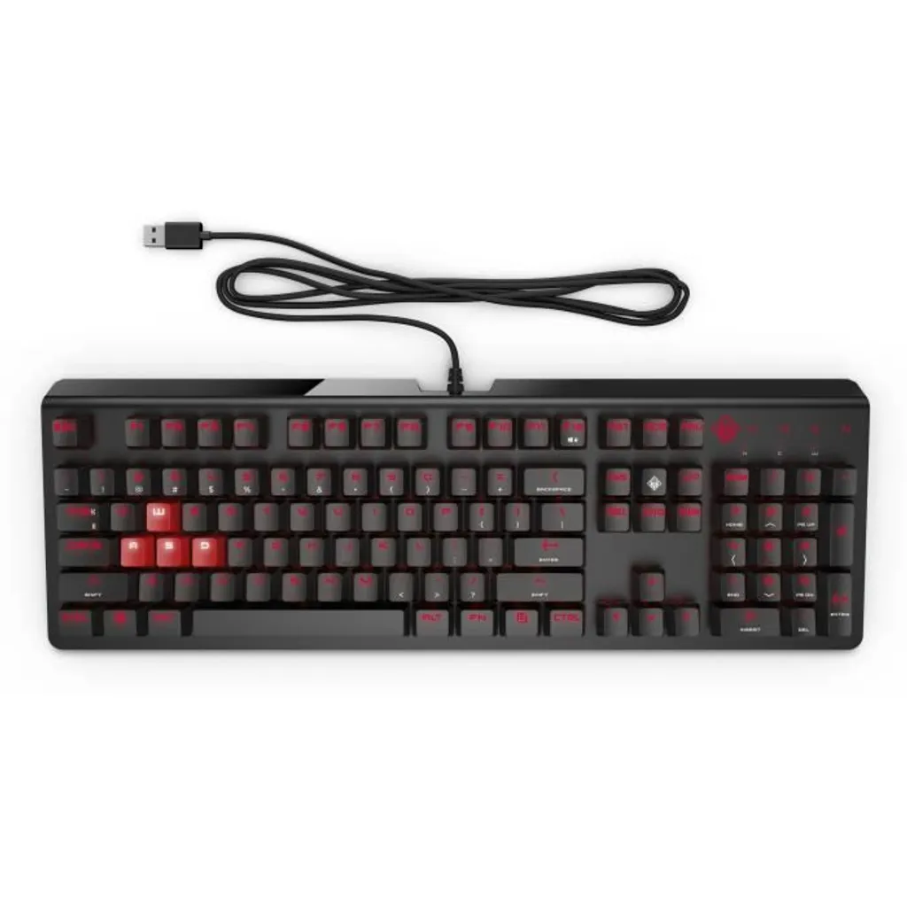 Clavier HP Omen 1100 mécanique : finissez-en avec la latence sur PC noir