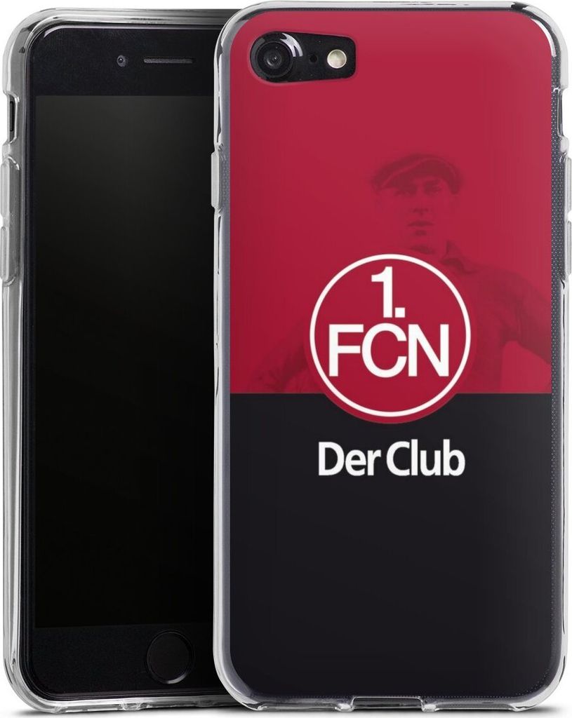 DeinDesign Handyhülle für Apple iPhone 7 Silikon Hülle Case Smartphone Schutzhülle 1. FC Nürnberg Der Club Offizielles Lizenzprodukt