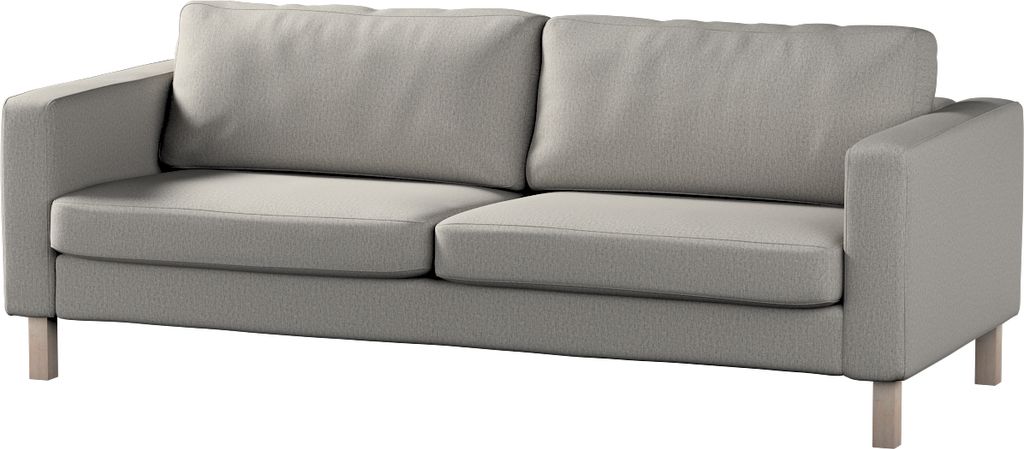 Dekoria Bezug für Karlstad Schlafsofa, grau, Bezug für Karlstad 3-Sitzer ausklappbar