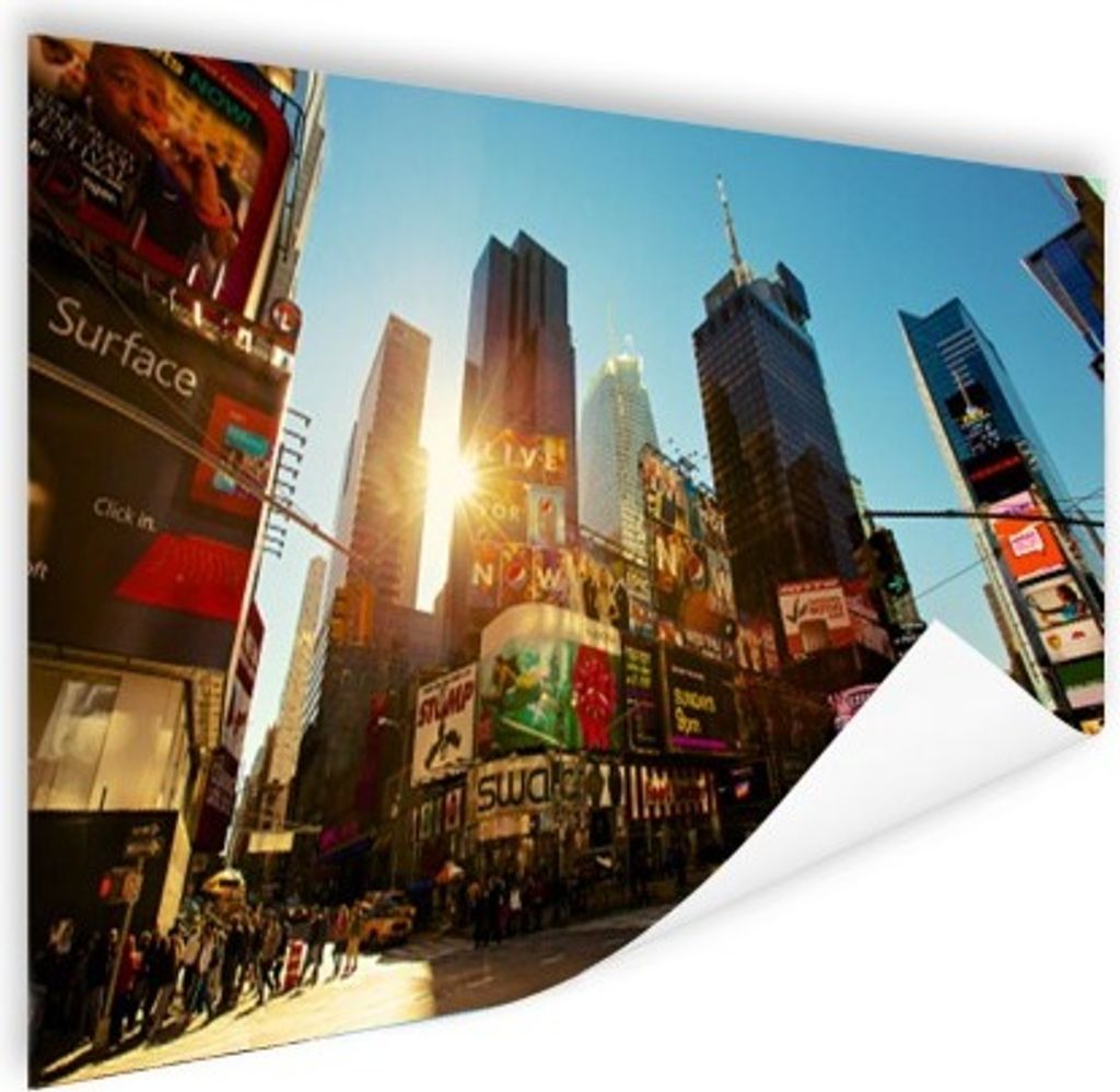 MuchoWow Poster New York - Amerika - Billboard 60x40 cm - Schlafzimmerdekoration