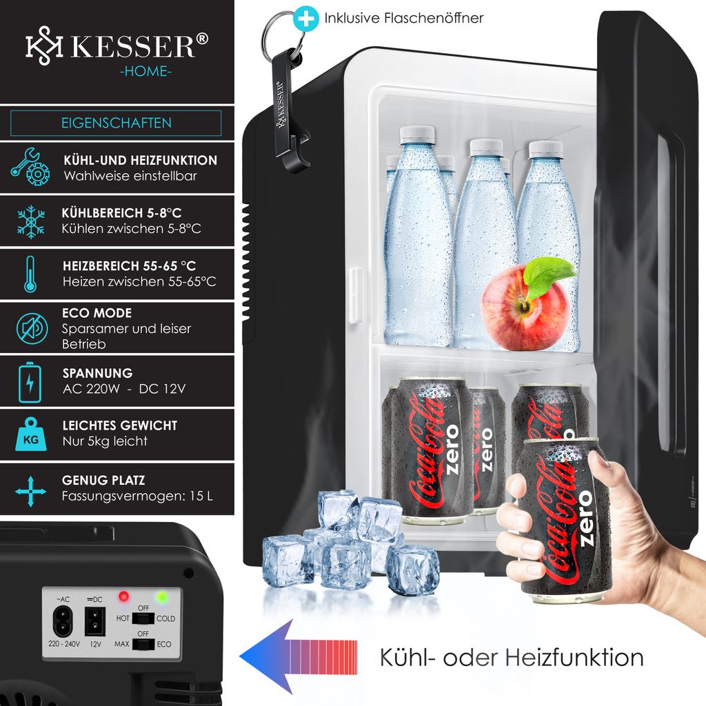 Preisvergleich für MSW Elektrische Kühlbox Mini-Kühlschrank 12 V