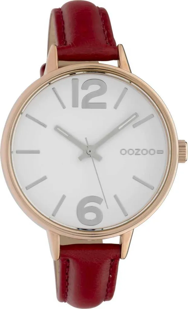 Orologio Donna Oozoo UOC10458 Rosso - Stile Analogico Contemporaneo - 1