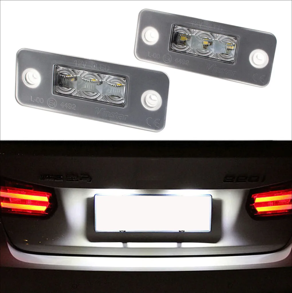 Luci Targa LED Audi A8 D3 4E 2002-2010 | Kit Full LED Canbus No Errore