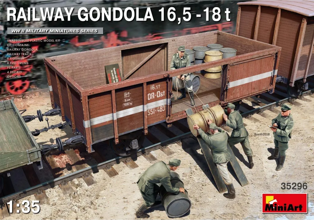 Maquette Wagon Ferroviaire 1:35 pour Dioramas de la Seconde Guerre