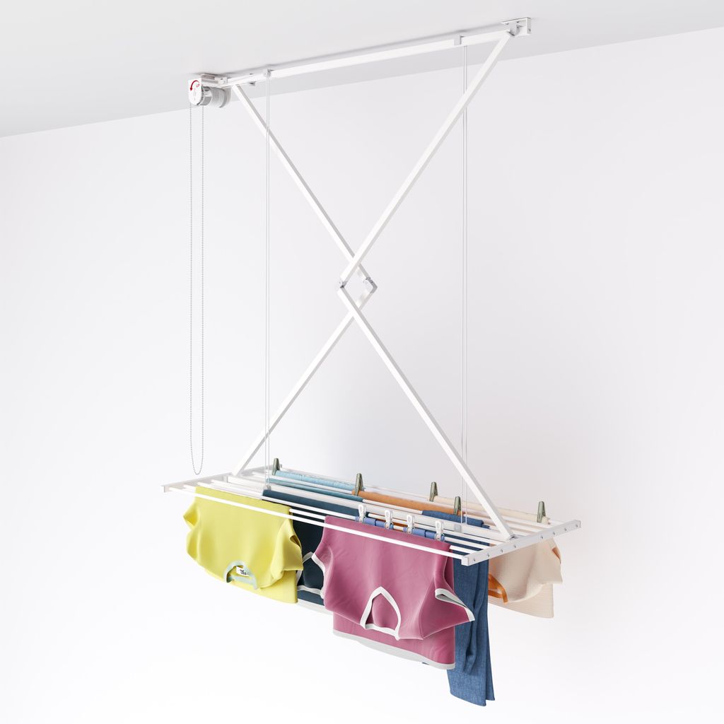 Stendino da soffitto Foxydry Mini 128 cm regolabile in Immagine del prodotto 