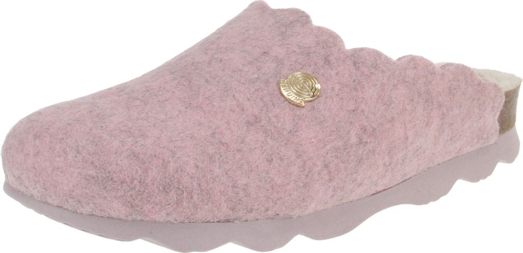 Genuins G103991 Candy Double Felt - Damen Schuhe Hausschuhe - Rosa, Größe:39 EU