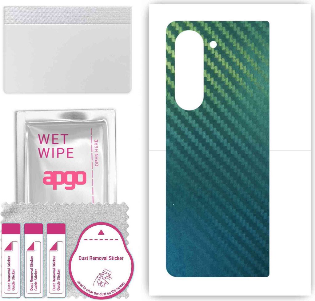 apgo Rückseite Schutzfolie, Skin, kompatibel mit Samsung Produktbild 