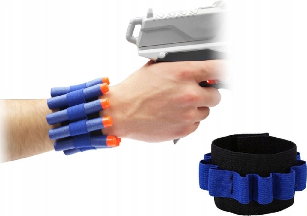 NERF Pfeilhalter Armband Kapazität 8 Pfeile Zubehör für Blaster Spiel