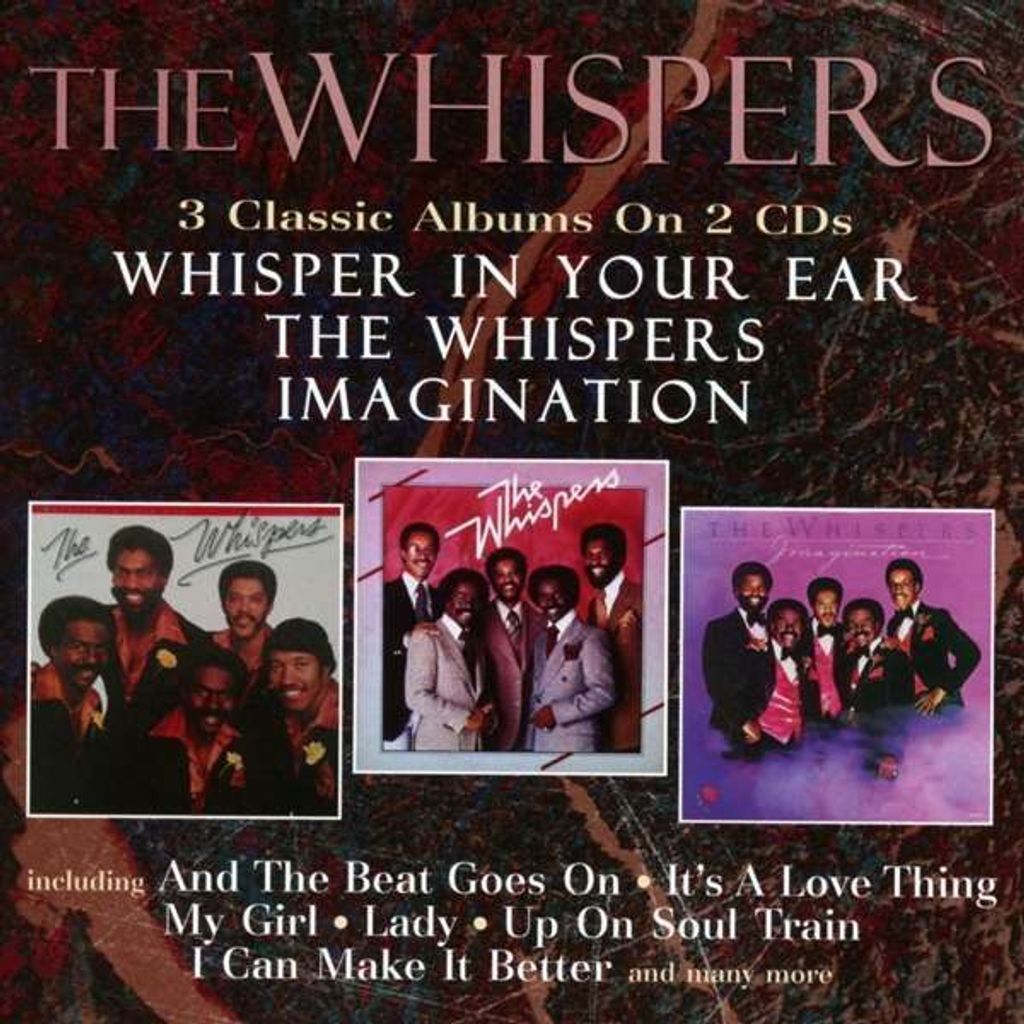 Cherry Red Records The Whispers: Whisper In Your Ear / The Whispers / Imagination, 3 Classic Albums On 2CDs, Soul, CD, The Whispers, Physische Medi...