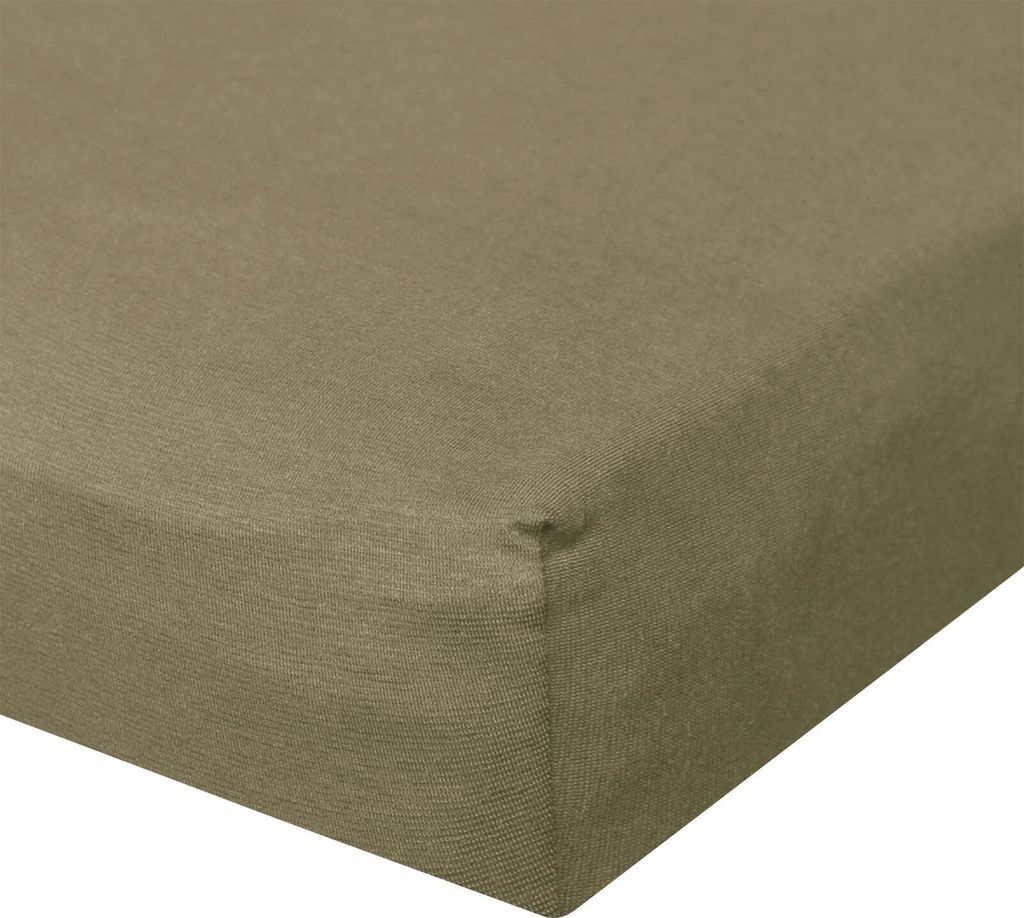 Bettwaren-Shop Jersey Spannbetttuch Ultra-Stretch 140x200 - 160x220 cm espresso