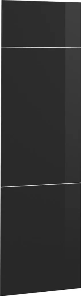 Façade Haute Brillance Noire pour Meuble de Cuisine Vicco 59,6x196 cm