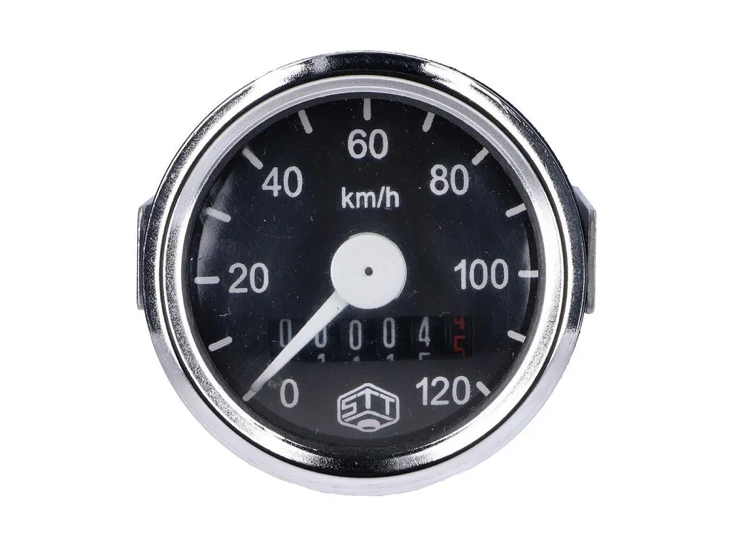 Tachymètre Schmitt 120km/h rond 48mm pour Simson MZ GS et Hercules