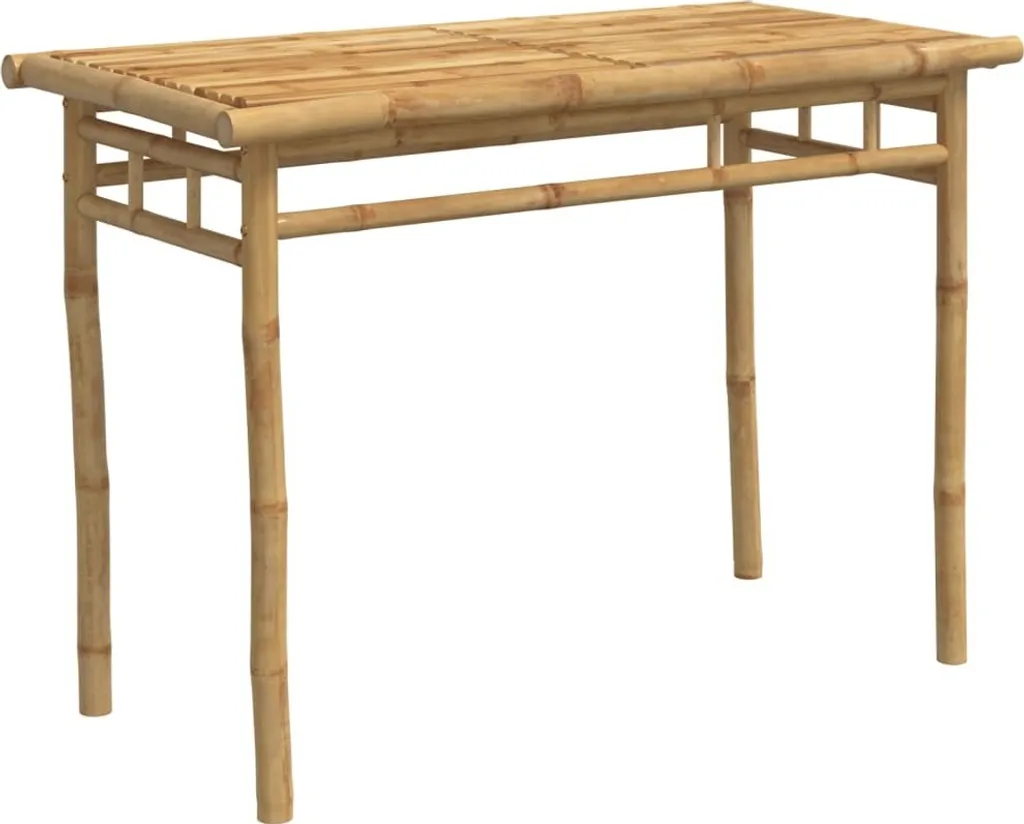 Crea la tua Area Pranzo Esterna: Tavolo in Bambù 110x55x75 cm