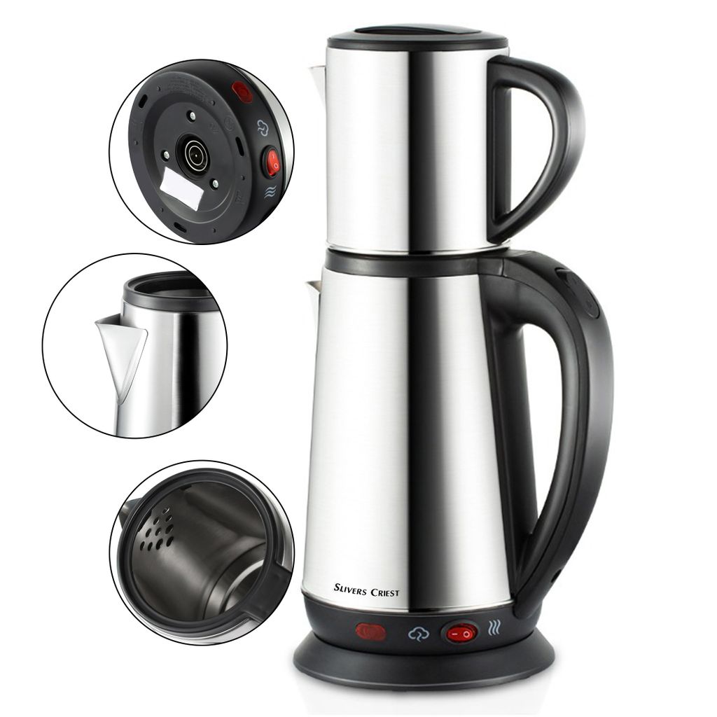 Wasserkocher, 2200W, 1.0L + 2.3L, unabhängige elektrische Produktbild 3