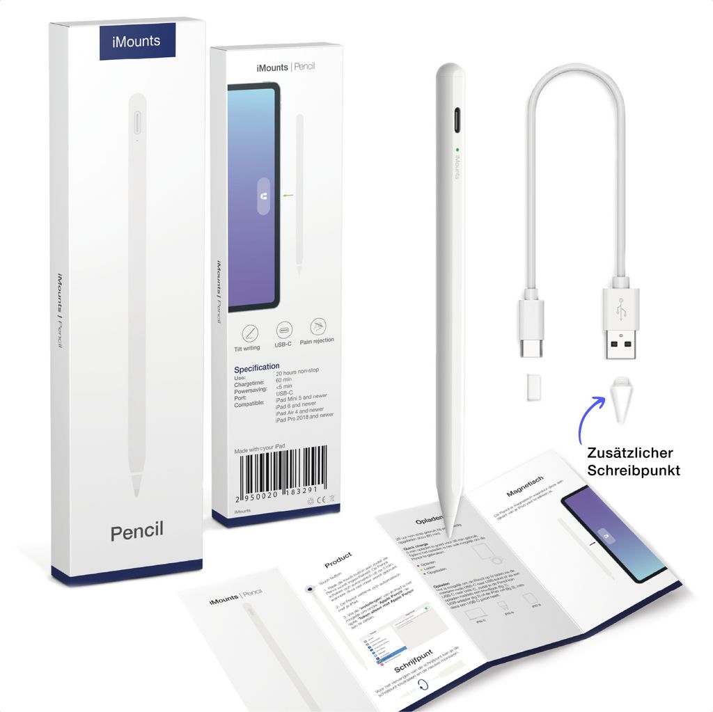 iMounts Alternativa Apple Pencil - iPad Pencil s USB-C - Obrázek produktu 7