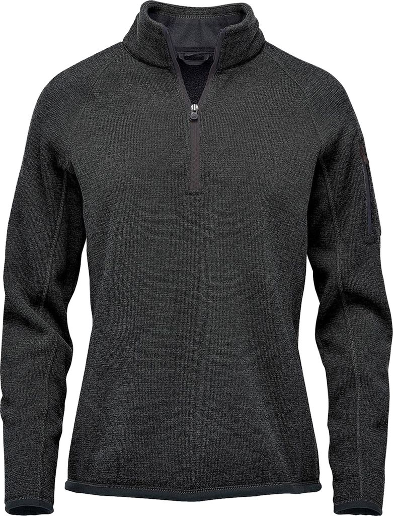 Stormtech - "Avalante" Fleece-Oberteil mit kurzem Reißverschluss für Damen PC5434 (3XL) (Schwarz)