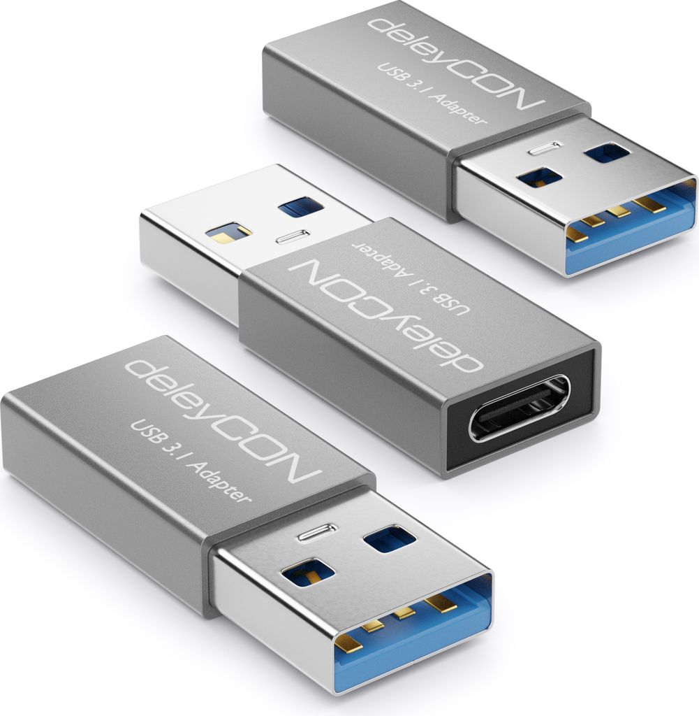 deleyCON USB C auf USB Adapter [3 Stück] C | Kaufland.de
