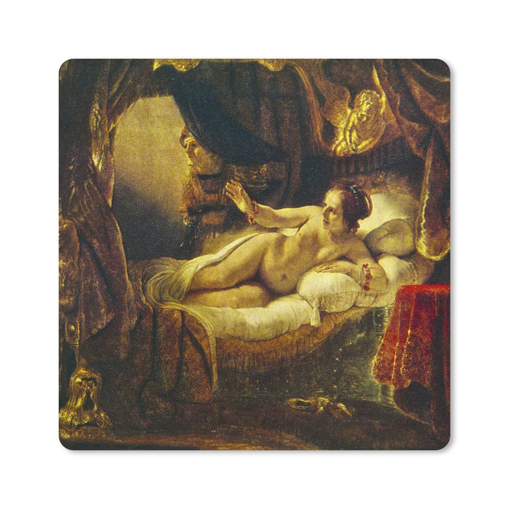 MuchoWow Mauspad Mousepad Danaë - Rembrandt van Rijn 40x30 cm - Mousepads - Maus Mat - Pad - Mausunterlage - Anti Rutsch