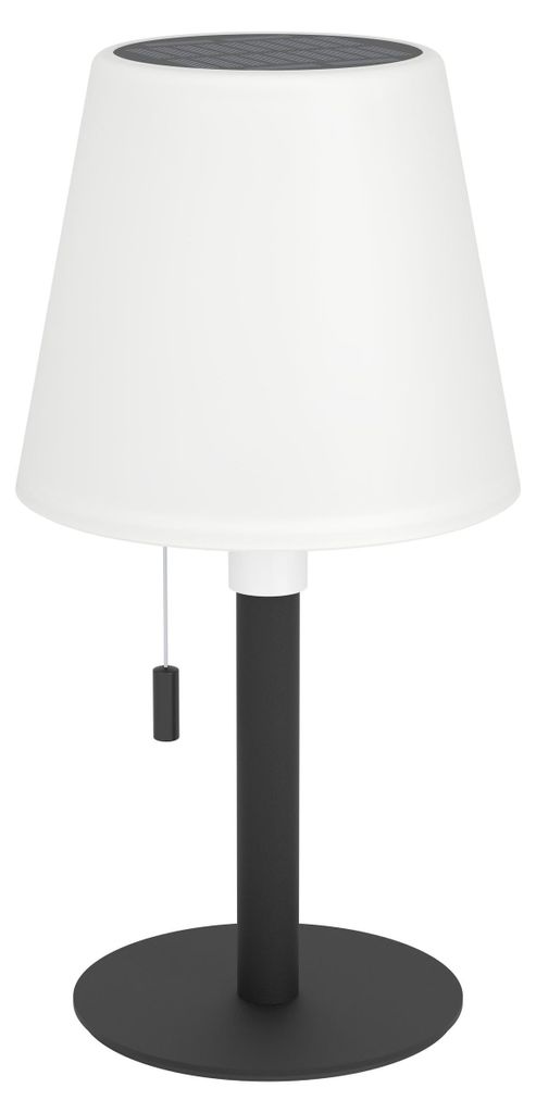 EGLO 75889 SOLAR-LED-RGBW-Tischleuchte WS/SW Produktbild 