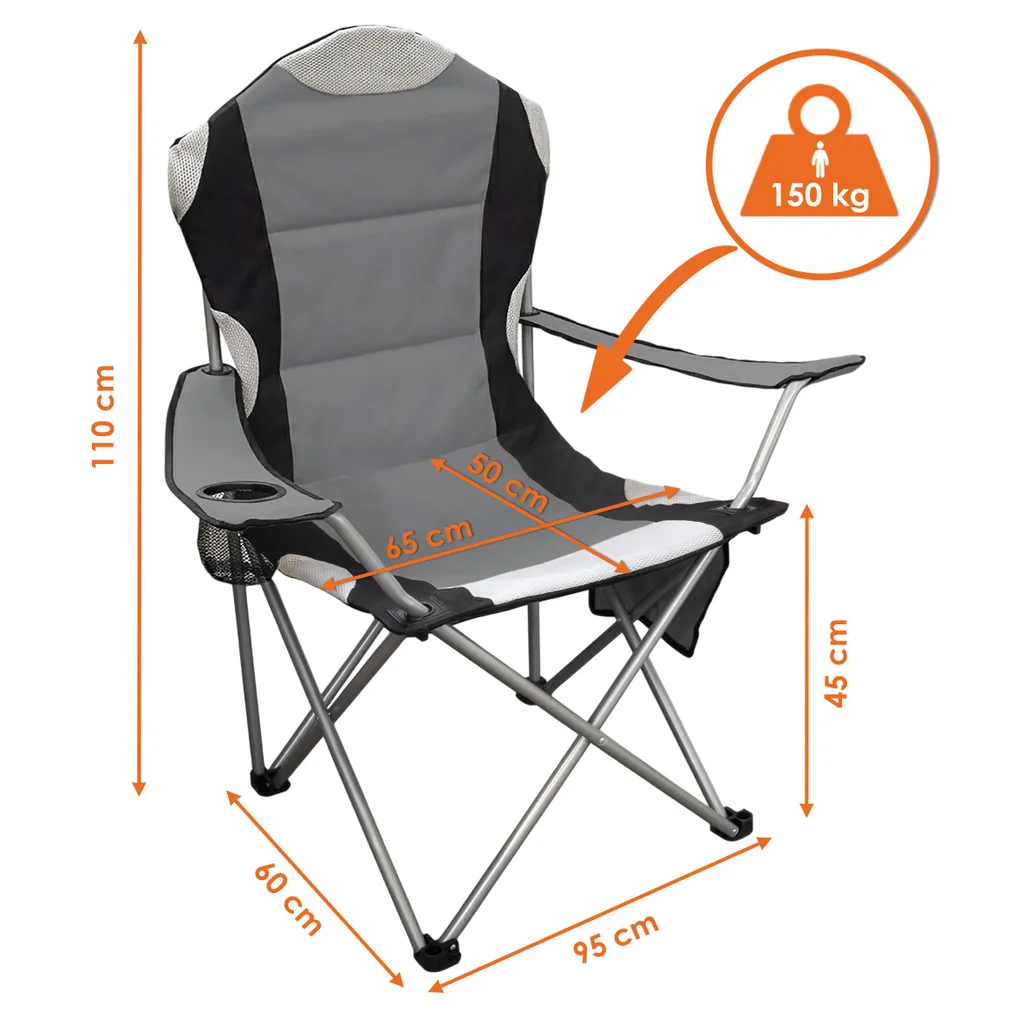 Fauteuil de bureau de direction DELUXE 3.09 gris anthracite pro - 3