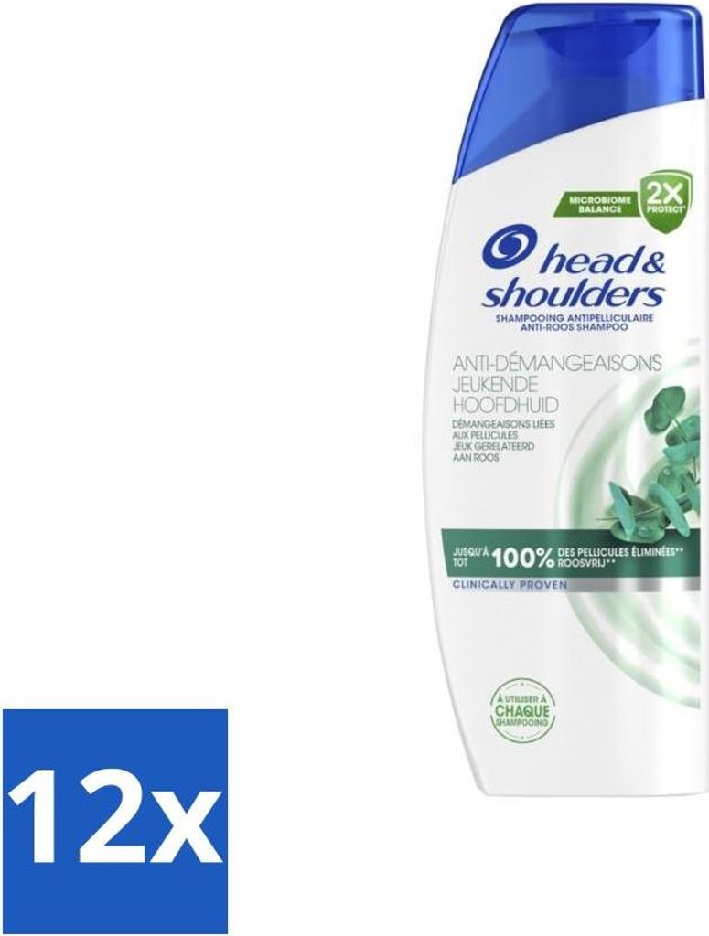 Head & Shoulders – 2-in-1 Anti-Schuppen-Shampoo & Spülung – Juckende Kopfhaut – 270 ml - Vorteilspack - 12 Stücke