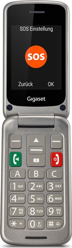 Gigaset GL590, Vyklápací, Dual SIM, 7,11 cm (2.8"), 0,3 MP, Obrázok produktu 