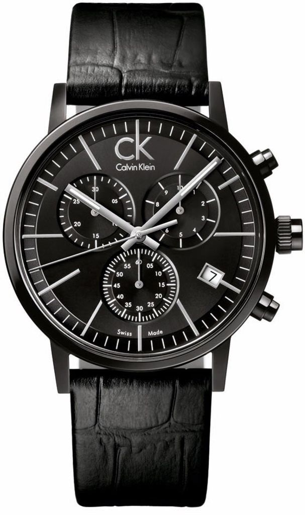 Calvin Klein Post Minimal Chrono CK_K7627401 Legere Herrenuhr Swiss Made