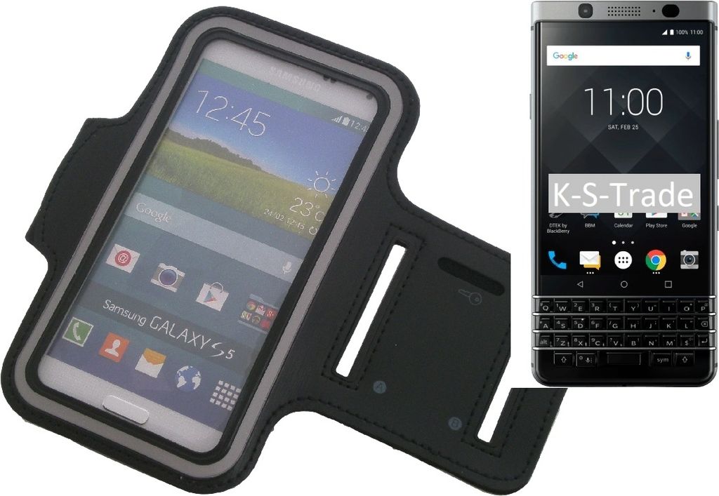 Kompatibel mit Blackberry KeyOne Neopren Jogging Armband Produktbild 