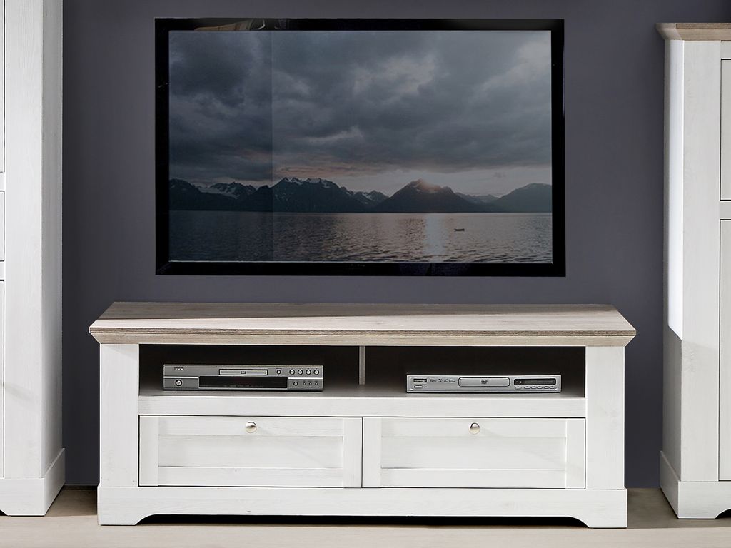 TV-Lowboard Unterschrank Fernsehtisch HiFi Element Rack Schrank "Indianapolis I"