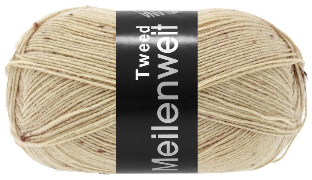 Lana Grossa MEILENWEIT 100 g TWEED 4-fach Sockenwolle mit Produktbild 