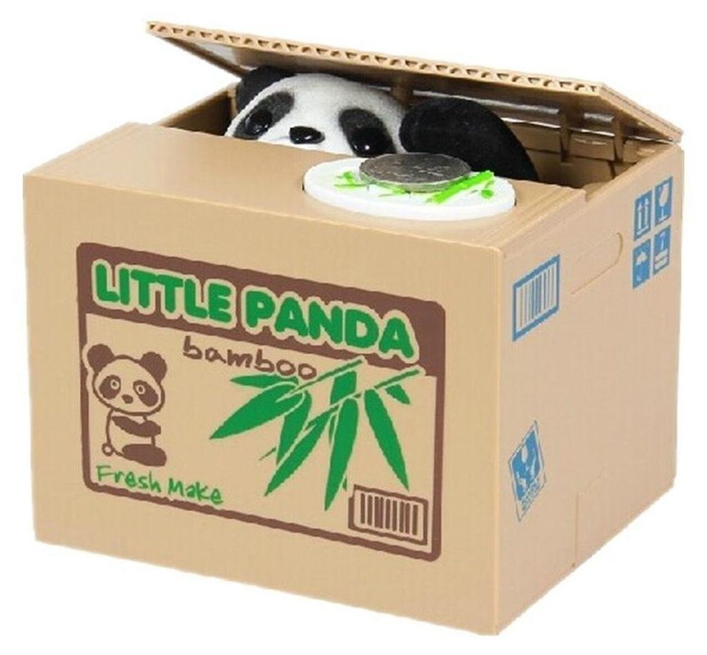 Elektronisches Panda-Sparschwein, lustiges Geschenk für Kinder, 12 x 10 x 9 cm / 4,72 x 3,94 x 3,54 Zoll