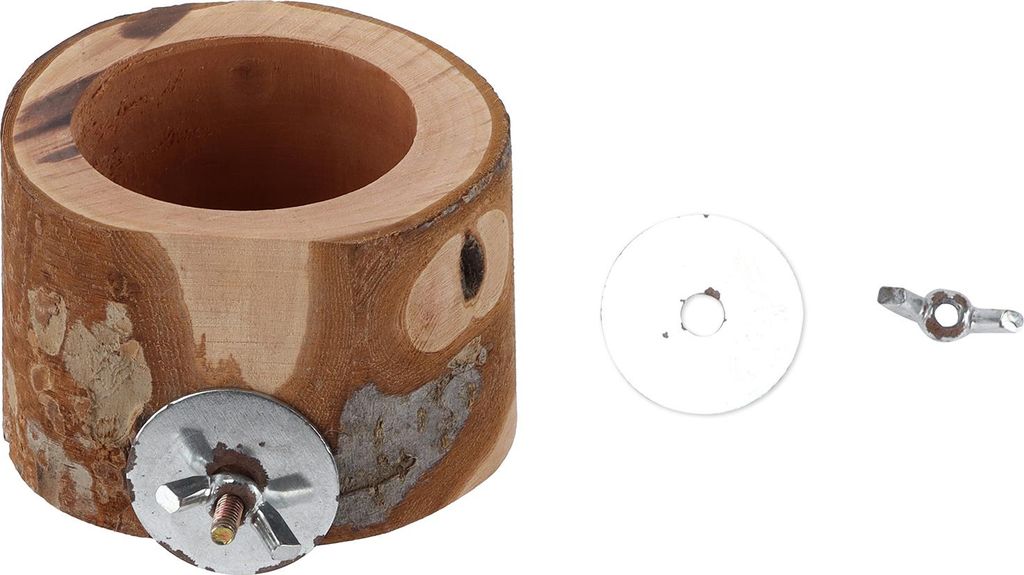 Hamster-Futternapf aus Holz mit breiter Öffnung, kleine Haustier-Futternäpfe für den Golden Bear Little Parrot
