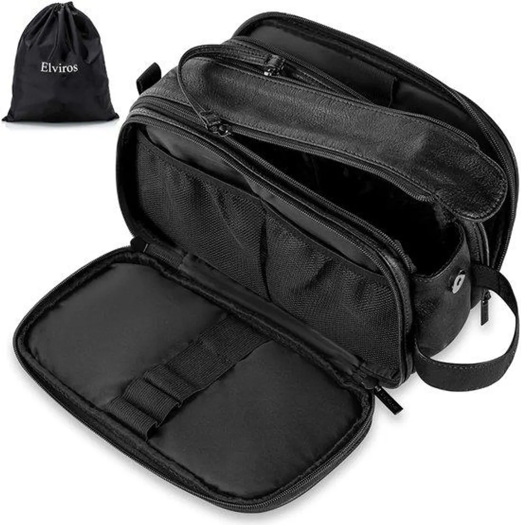 Sac de sport format cabine en cuir PU noir imperméable polyvalent taille M