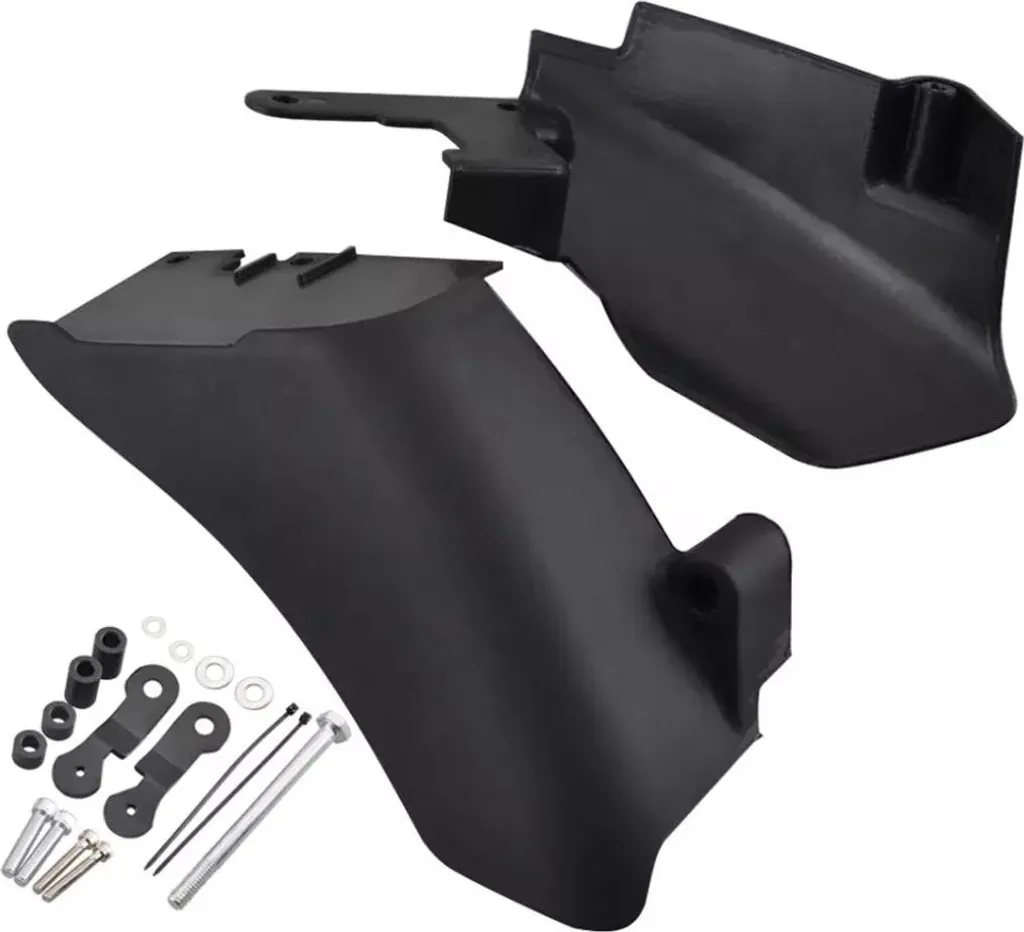 Déflecteur de Chaleur Cadre Central Noir pour Harley Dyna 2006 à 2017