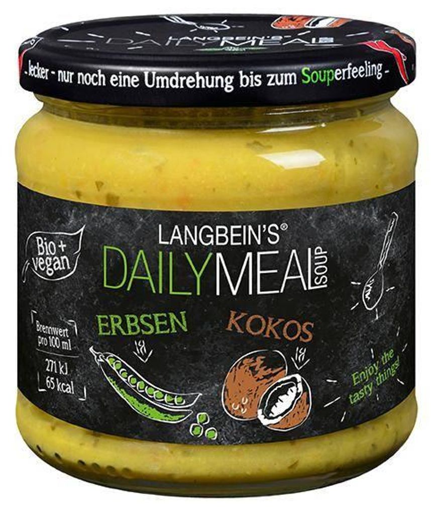 Erbsen Kokos Suppe Produktbild 