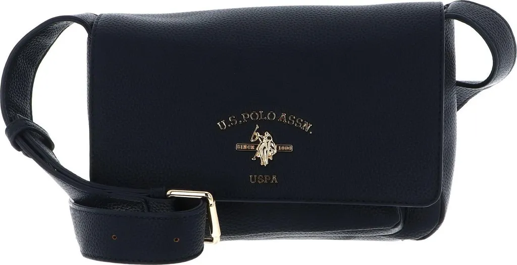 U.S. POLO ASSN. Stanford Flap Bag: Design Iconico Navy Blu Scuro