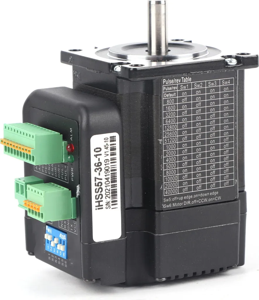 Moteur pas à pas hybride IHSS57 NEMA23 1Nm pour machine CNC et robotique